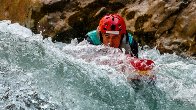 photo hydrospeed nage eau vive verdon